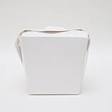 Бокс для локшини 300 мл білий (85*66*104), фото 2