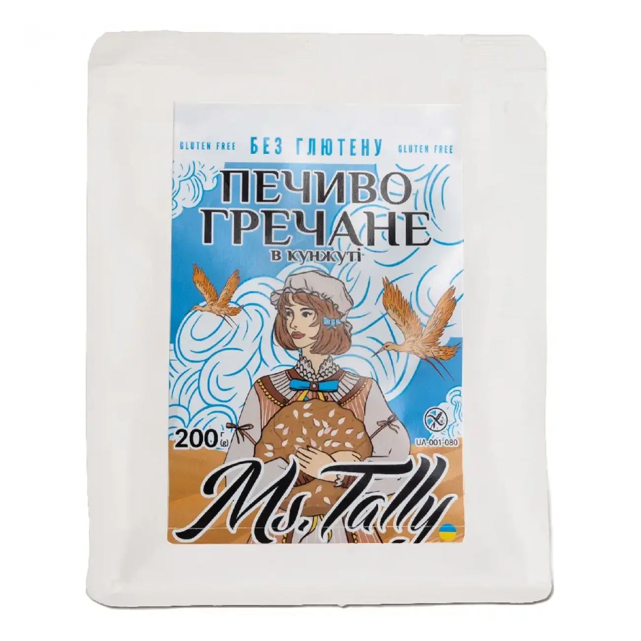 Печиво гречане без глютену, 200г ,Ms. Tally