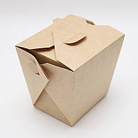 Бокс для локшини 300 мл бурий ( 85*66*104)