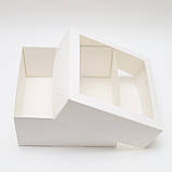 Коробка для бенто десертів 150*150*70 біла, фото 3