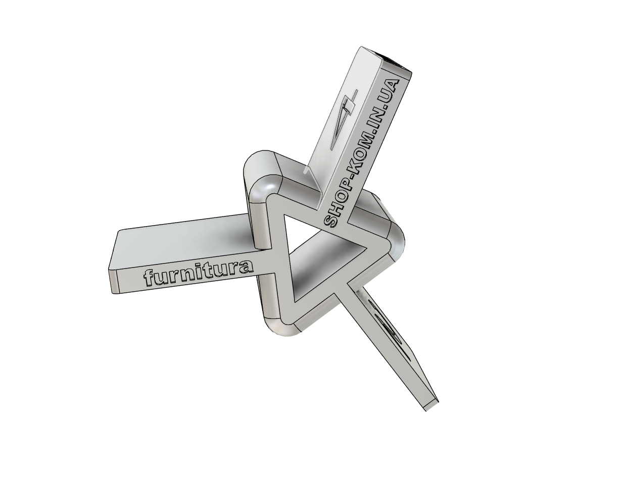 Шаблон для виставляння щілин між фасадами Жовтогарячий, фото 1