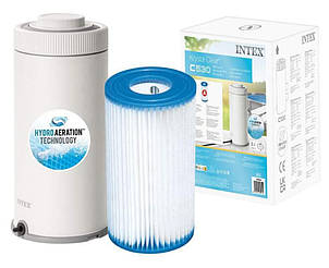 Картриджний фільтр-насос Intex 26604 (продуктивність 2006 л/г, басейнів об'ємом до 10000л) C530, фото 3