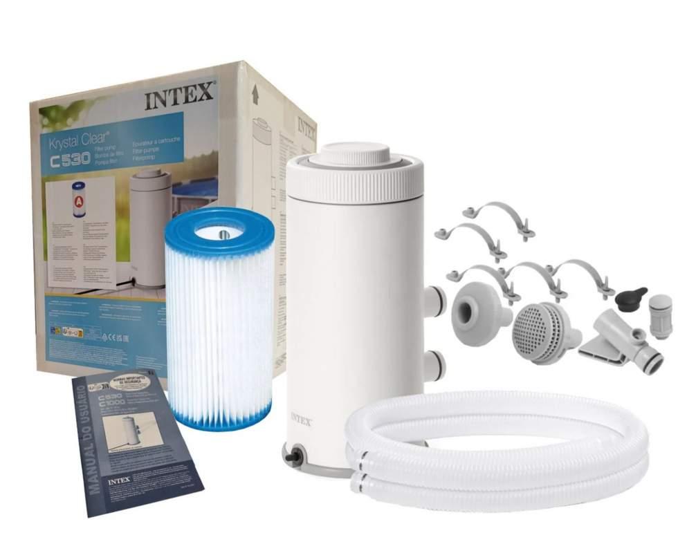 Картриджний фільтр-насос Intex 26604 (продуктивність 2006 л/г, басейнів об'ємом до 10000л) C530