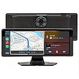 Автомобільний бездротовий дисплей T28H 10.26'' (1 камера) Auto CarPlay Bluetooth FM, фото 5