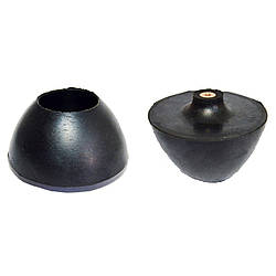 Груша на зливну стійку в бачок унітаза під радянську арматуру 35 х 65 мм гумове латунне різьблення