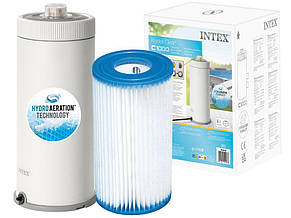 Картриджний фільтр-насос Intex 26638 C1000 (продуктивність 3785 л/г, басейнів об'ємом до 17000л), фото 1