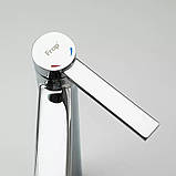 Високий змішувач для умивальника Frap F1067-2 (хром), фото 4