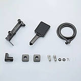 Змішувач для ванни Frap F3284-9 (латунь, збройова сталь), фото 3