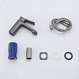 Змішувач для умивальника Frap F1084-9 (сірий), фото 2