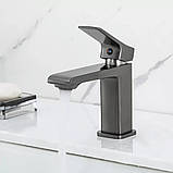 Змішувач для умивальника Frap F1084-9 (сірий), фото 6