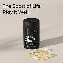 Sports Research Vegan CLA 1250, 1,250 mg/КЛК 1250, на рослинній основі, 1250 мг, 90 розт. капс. BX5722, фото 6