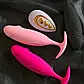 Масажер простати з пультом керування рожевий, фото 3