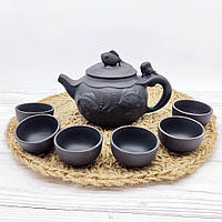 Чайний набір керамічний для китайської чайної церемонії на 6 персон "Пісня русалки"