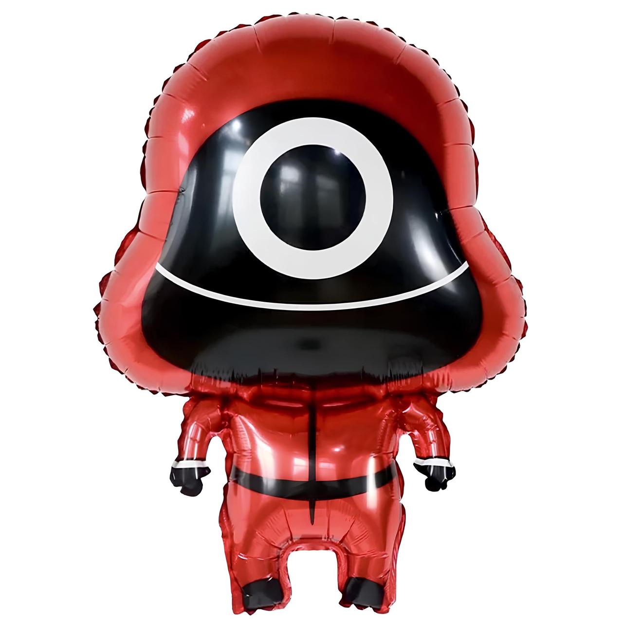 Фольгована кулька Гра в кальмара Охоронець із колом 44х68см ( 26")