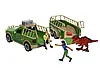 Ігровий набір Playtive Pickup Truck With Dinosaur Trailer Машина з причепом, динозавром і аксесуарами, фото 2