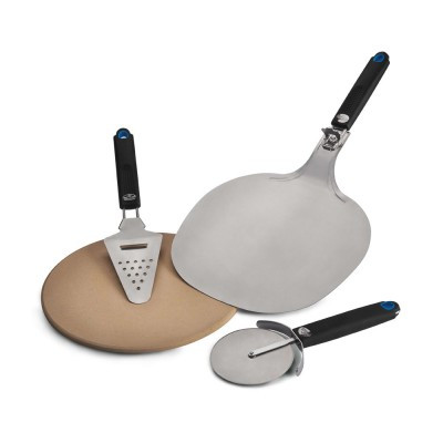 Набір для піци (камінь, ніж, лопатка, терка) 35см Napoleon 90002