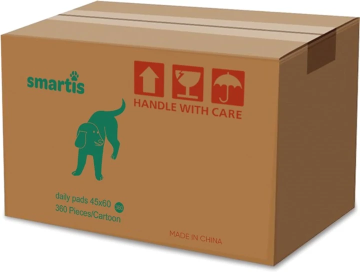 Пелюшки щоденні 45x60 см 28 г/3 г (360шт) Smartis