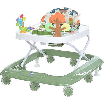 Ходунки BAMBI дитячі (музика, світло, регулювання висоти, стопер) M 6134-5 Зелений