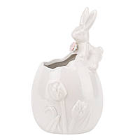 Ємність для зберігання "Весняна гармонія" 13 см, колір білий (кераміка)