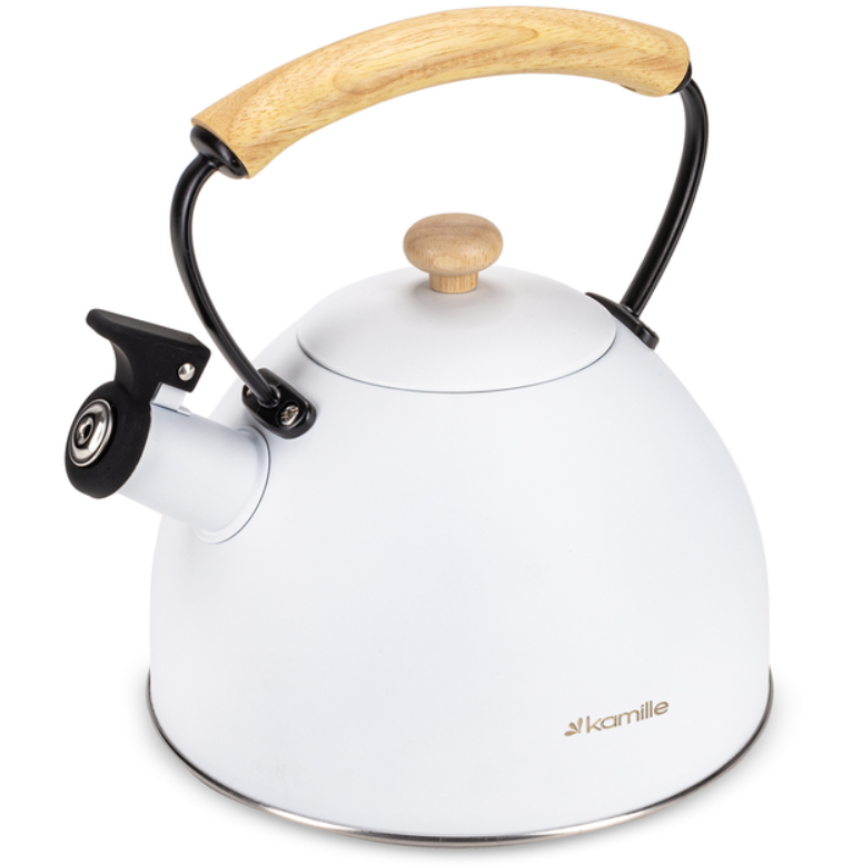 Чайник з нержавіючої сталі Kamille KM-0857 зі свистком