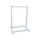 Рейка - Опора Двухстороння Відкрита перфорована 1.4 мм 158 см сіра біла, фото 3