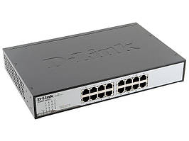 Svitch (перемикач) 1000 м (Gigabit) 16 портів D-Link DGS-1016d New