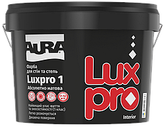 Фарба для стін та стель глибокоматова AURA Luxpro 1, TR (прозора), 0,9л