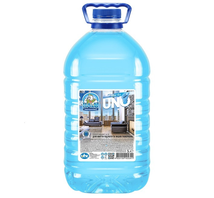 Універсальний засіб для миття підлоги Balu Blue Sky 5 л пет, фото 1