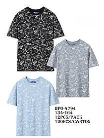 Футболки для мальчиков оптом, Glo-story, 134-164 см,  № BPO-4794