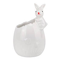 Ємність для зберігання "Милий кролик" 15 см, колір білий (кераміка)