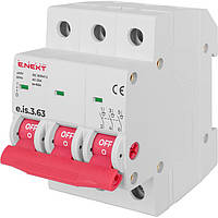 Вимикач навантаження на DIN-рейку e.is.3.63, 3р, 63 А