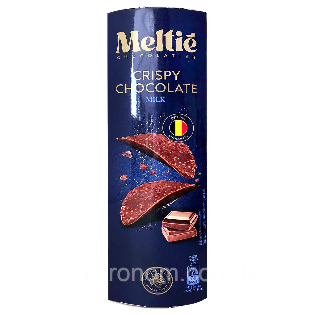 Чипси молочний шоколад Мелті Meltie milk 125g 16шт/ящ (Код: 00-00017365), фото 1