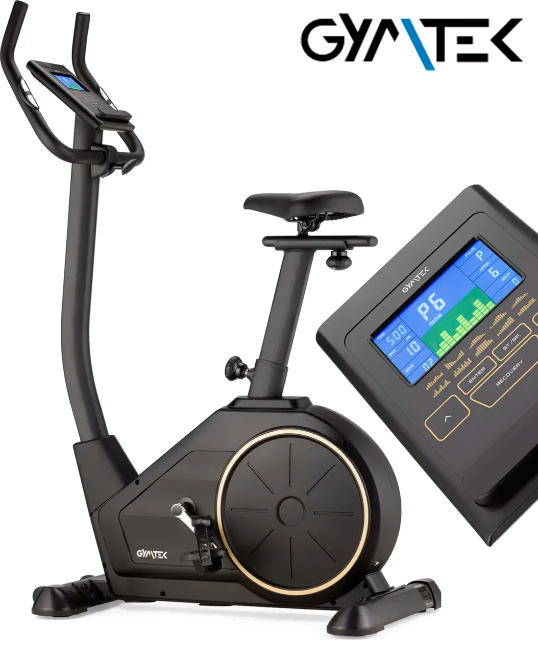 Велотренажер Gymtek XB2500 електромагнітний золотистий