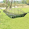 Гамак туристичний 260х140 см з москітною сіткою та кишенею GMSK-01 260х140см Піксель, фото 4