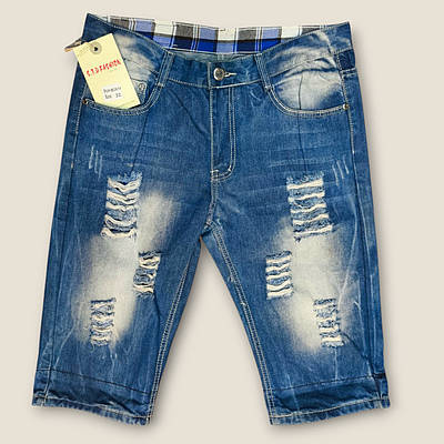 Джинсові шорти чоловічі В241 оптом та в роздріб