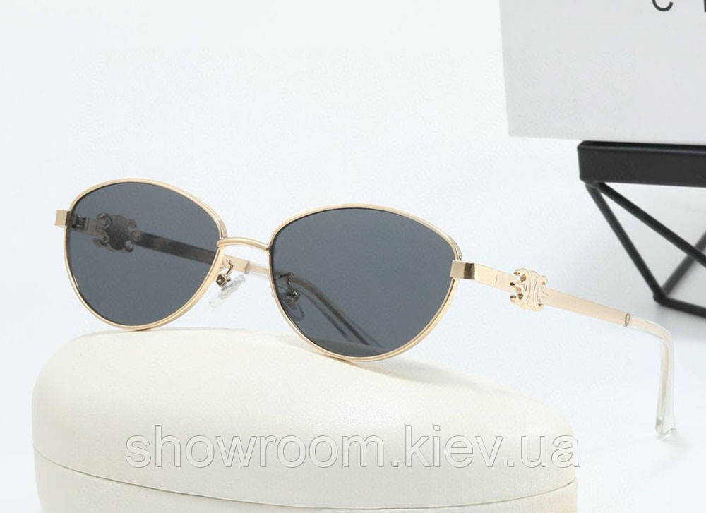 Жіночі брендові сонцезахисні окуляри CL 40246 gold