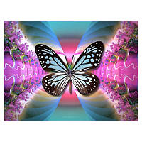 Алмазна мозаїка JS 24645 (50) "TK Group", "Метелики", 30х20 в коробці