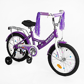 Велосипед двоколісний Corso MAXIS на 18 дюймів, Violet 18089