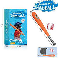 Бейсбол BZ 007 (72/2) бита, 4 м’яких м`ячі, мішечок, в коробці