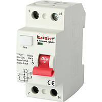 Вимикач диференціального струму e.rccb.pro.2.25.30, 2р, 25 А, 30 мА