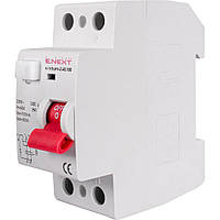 Вимикач диференціального струму e.rccb.pro.2.40.100, 2р, 40А, 100 мА