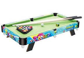 Більярд дитячий 2035+1 (6) висота 60см, 2 киї, 16 кульок, трикутник для укладання, в коробці