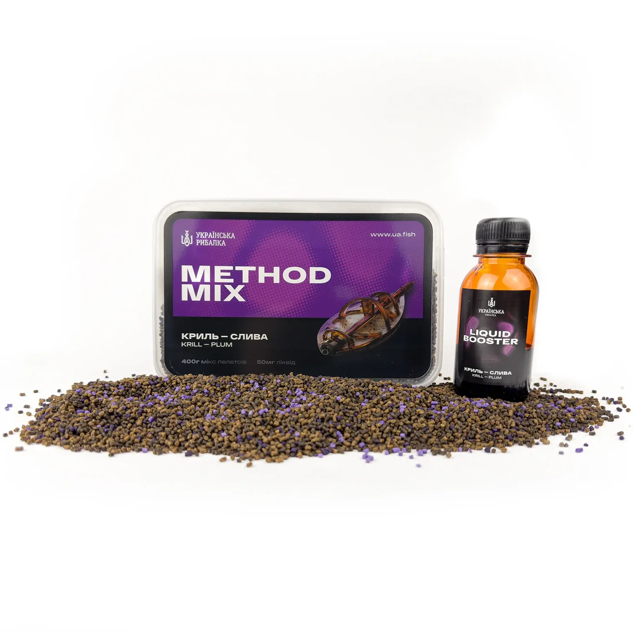 Флет Мікс Method MIX Криль - Слива Українська Рибалка, фото 1