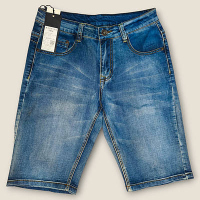 Джинсові шорти чоловічі 7777 оптом та в роздріб