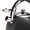 Чайник з нержавіючої сталі Kamille KM-100308 3,2 л зі свистком і ручкою soft touch., фото 6