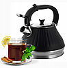 Чайник із нержавіючої сталі 3л зі свистком та ручкою soft touch Kamille KM-0858, фото 7