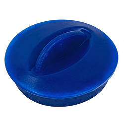 Пробка для сифона у ванну 42 х 43 мм синя упаковка 10 штук
