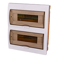 Корпус пластиковий 24-модульний e.plbox.stand.w.24k, вбудований