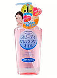 Гідрофільна олія для зняття макіяжу з екстрактом 7 олій Kose Softymo Speedy Cleansing oil, 240 мл, фото 2