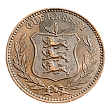 Гернсі 8 дублів, 1889, фото 2